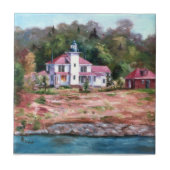 ラズベリーの灯台タイル タイル (正面)