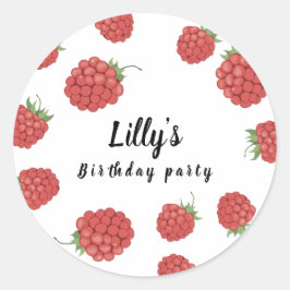 ラズベリーの誕生日 ラウンドシール