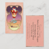 ラズベリーアイスクリームサンデ 名刺 (正面/裏面)