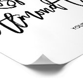 ラズベリーアーモンドトルテサイン ポスター (角)