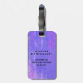 ラズベリーオントップの甘いカップケカスタムーキ ラゲッジタグ (裏面縦)