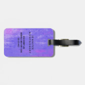 ラズベリーオントップの甘いカップケカスタムーキ ラゲッジタグ (裏面横)