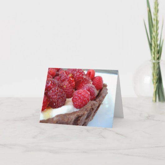 ラズベリーカルダモンのカスタマイズ鋭いメッセージカード- カード (正面)