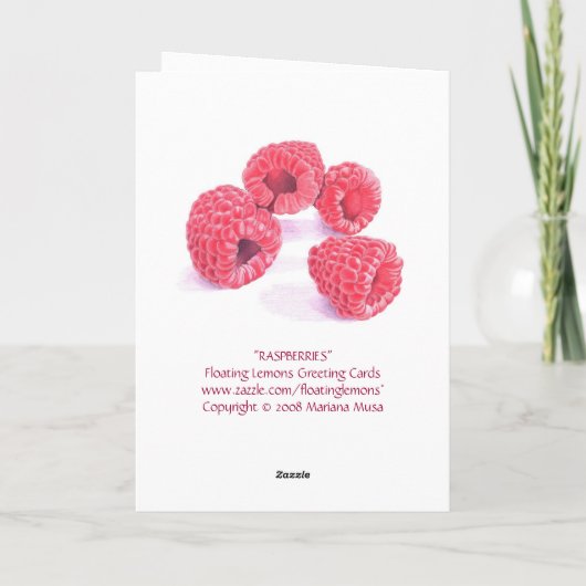 ラズベリーカード カード (裏面)