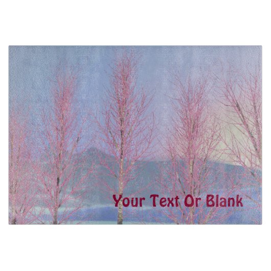 ラズベリークレメ樺の木 カッティングボード (正面)