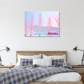 ラズベリークレメ樺の木 キャンバスプリント (インサイチュ (寝室))