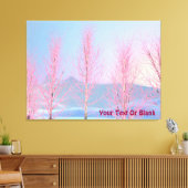 ラズベリークレメ樺の木 キャンバスプリント (インサイチュ (リビング))