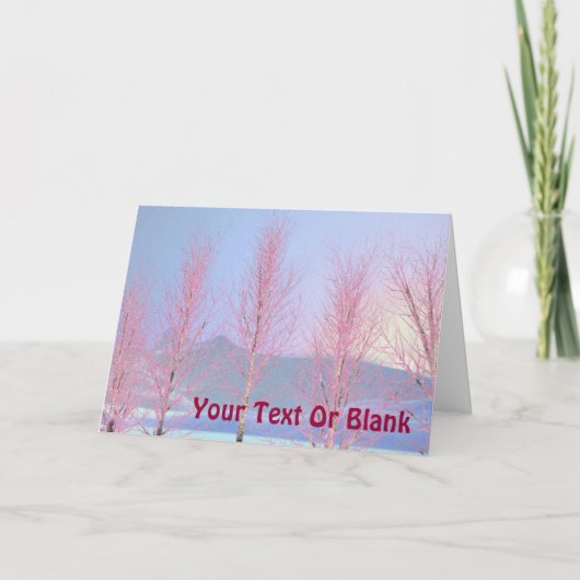 ラズベリークレメ樺の木 シーズンカード (正面)