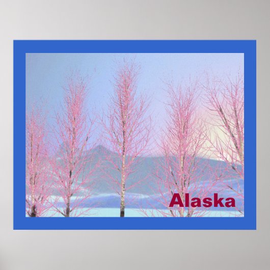 ラズベリークレメ樺の木 ポスター (正面)