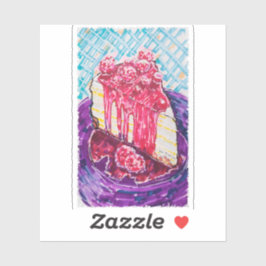 ラズベリーケーキ シール