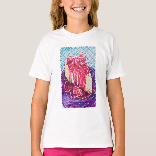 ラズベリーケーキ Tシャツ (正面)