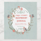 ラズベリーコダイアル ワインラベル (シングルラベル)