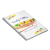 ラズベリーサラダボウル器具レシピ手帳 ノートブック (右側)