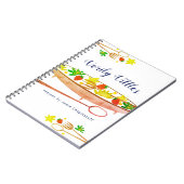 ラズベリーサラダボウル器具レシピ手帳 ノートブック (左側)