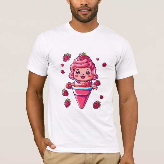 ラズベリーシャーベット かわいい Tシャツ (正面)