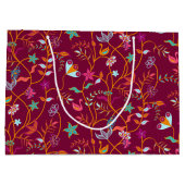 ラズベリージャコビーン模様 ラージペーパーバッグ (裏面)