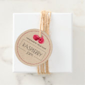 ラズベリージャムカスタム製品ラベルつるラベル フェイバータグ (インサイチュ)