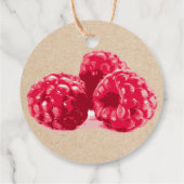 ラズベリージャムカスタム製品ラベルつるラベル フェイバータグ (裏面)