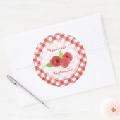 ラズベリージャムステッカー ラウンドシール (封筒)