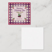 ラズベリージャムラベル エンクロージャーカード (正面/裏面)