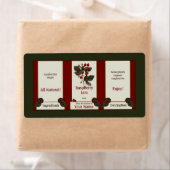 ラズベリージャム缶詰ラベル3 ラベル (インサイチュ)