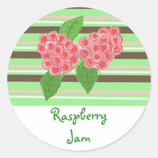 ラズベリージャム ラウンドシール (正面)