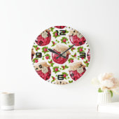 ラズベリージャム ラージ壁時計 (ホーム)