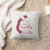 ラズベリージャ感じムIニットティOh So Nitty クッション (ブランケット)