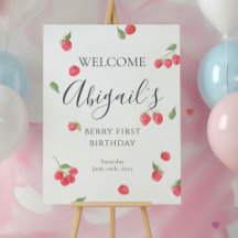 ラズベリースイートベリーファースト誕生日ウェルカム