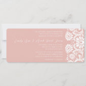 ラズベリーダマスクスワーズ結婚式招待状 招待状 (正面)