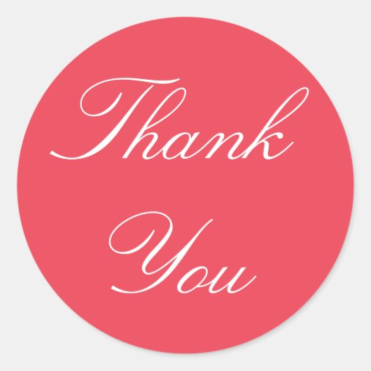 ラズベリートロピカルサンキューステッカー ラウンドシール (正面)