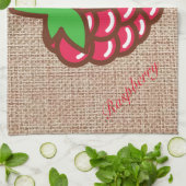 ラズベリーバーラッププリントキッチンタオル キッチンタオル (折り畳み)