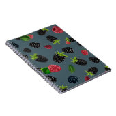 ラズベリーパターン２ ノートブック (右側)