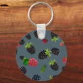 ラズベリーパターン2 キーホルダー (正面)