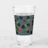 ラズベリーパターン2 タンブラーグラス (裏面)