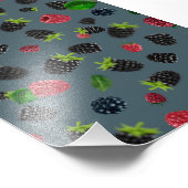 ラズベリーパターン2 フォトプリント            (角)