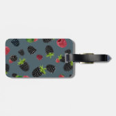 ラズベリーパターン2 ラゲッジタグ (裏面横)