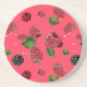 ラズベリーパターン コースター (正面)