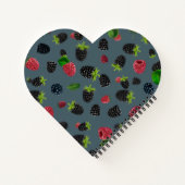 ラズベリーパターン ノートブック (裏面)