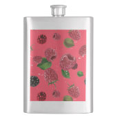 ラズベリーパターン フラスク (正面)