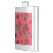ラズベリーパターン フラスク (左)