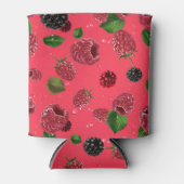 ラズベリーパターン 缶クーラー (正面)