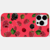 ラズベリーパターン Case-Mate iPhoneケース (裏面 (横))