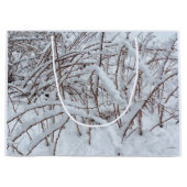 ラズベリーパッチの雪 – - ラージペーパーバッグ (正面)