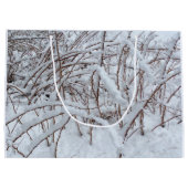 ラズベリーパッチの雪 – - ラージペーパーバッグ (裏面)