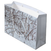 ラズベリーパッチの雪 – - ラージペーパーバッグ (裏面アングル)