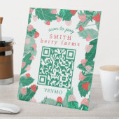ラズベリーパッチ SCAN TO PAY カスタムQRコード 台座サイン (インサイチュ)