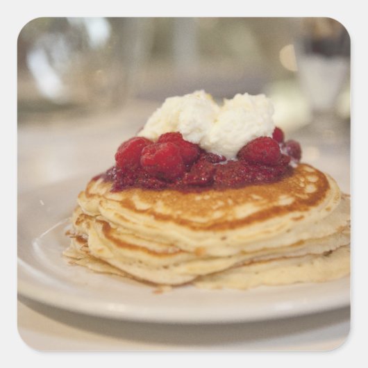 ラズベリーパンケーキ スクエアシール (正面)