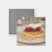 ラズベリーパンケーキ マグネット (正面/裏面)