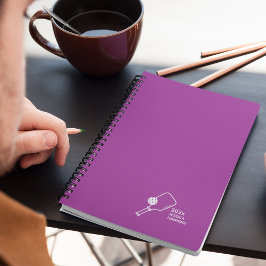 ラズベリーパープルピックボールのパーソナルウィークリー プランナー手帳